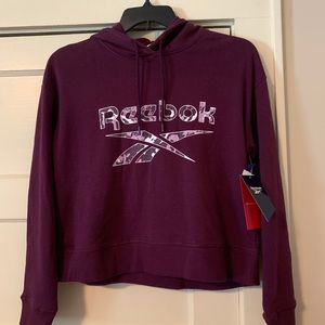 Reebok Power Play Popover CROPPED Hoodie